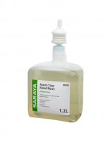 Saraya Foam Clear Hand Wash Fragrance Free 1.2L